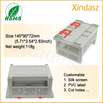 

(XDI02-16)145*90*72mm 100g light grey color abs box plastic enclosures in stock quickly delivery