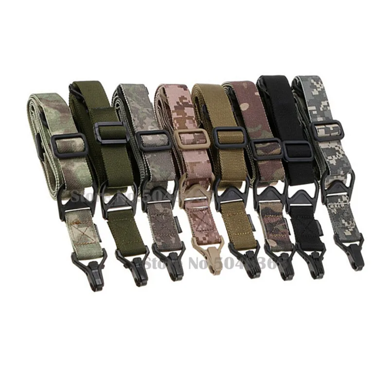 

Hunting Two 2 Point Rifle Sling Adjustable Nylon Multi-function Gun Strap For Wargame Paintball Airsoft Shooting Outdoor