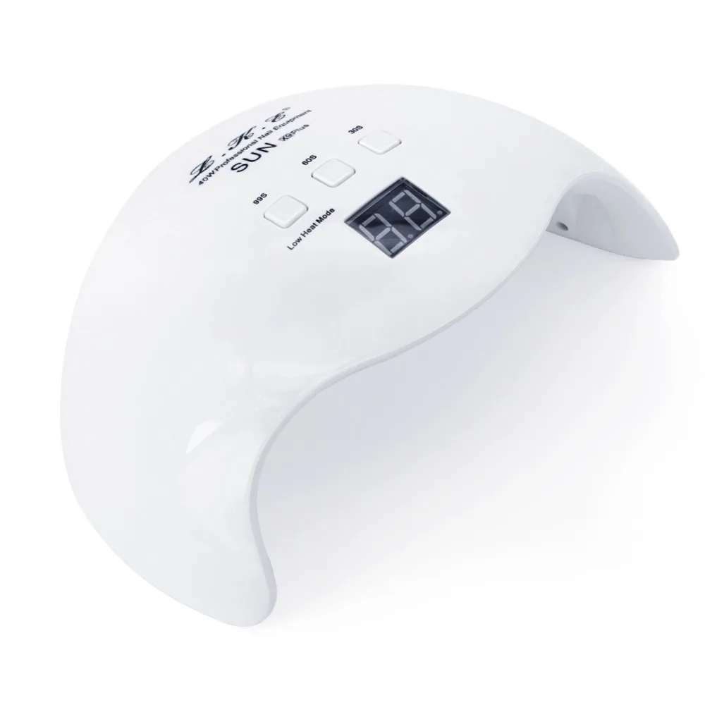 LKE 40W Nail Dryer White LED Drying Nail Gel Equipment Manicure Salon
