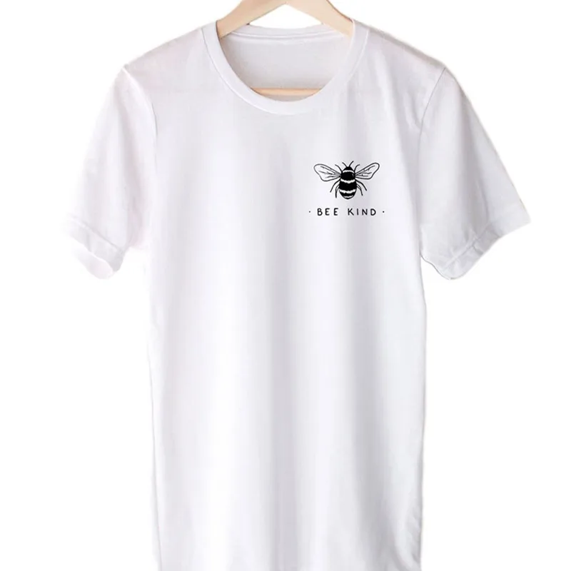 Женская футболка с принтом в виде пчелы Tumblr Save The Bees, женские футболки больших размеров, хлопковые топы с круглым вырезом, Прямая доставка