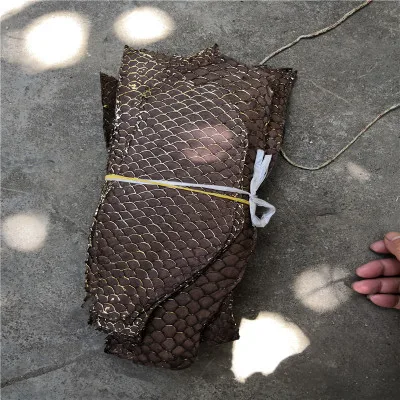 25*10 см цветной подлинный лососевый рыбий кожаный кусок многоцветный DIY сумка ремень обувь аксессуары - Цвет: 4