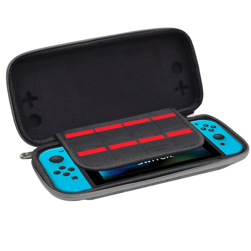 Защитный кошелек для хранения с 8 игровым держателем для консольный переключатель Nintendo аксессуары для контроллера Joy-Con