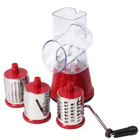 Vegetable Cutter Round Slicer Graters Potato Carrot Cheese Shredder Meat Grinder Vegetable Chopper kitchen Roller Gadgets Tool 2
