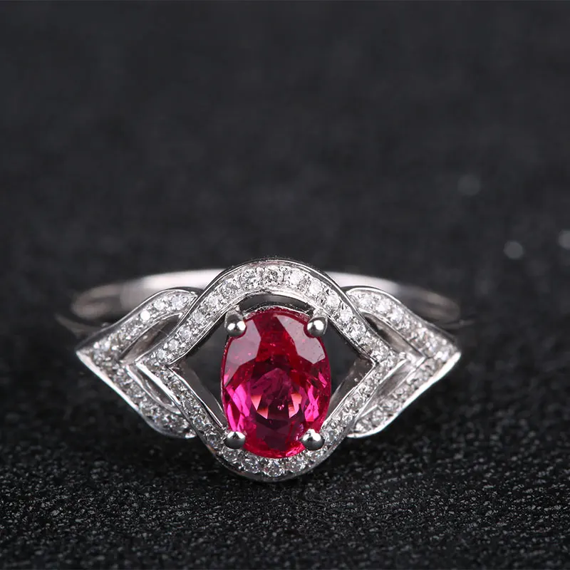 

2017 Ruby Wedding Rings Rushed Limited Robira Au750 18k Gold Women Fashion Finger Rings 100% Natural Ruby Gemstone Jewelry Ring
