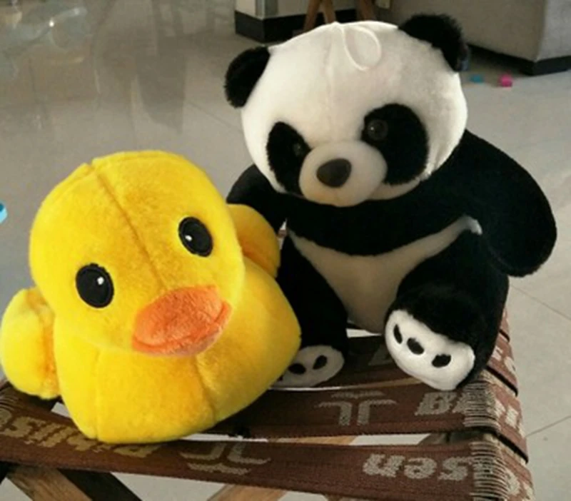 20cm Big Yellow Duck Stuffed Animals Plush Toy Cute Big Yellow Duck Plush Kids Toys For Birthday Gift Baby Doll DY50174 (12)