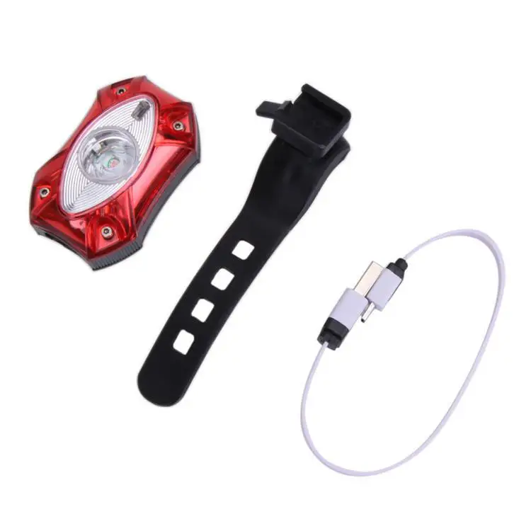 Bicycle Light Set Taillight USB Rechargeable LED Bike Lamp FlashLight On For Mountain Road Night Waterproof Warning Torch | Спорт и