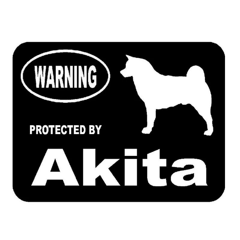 14-5cm-10-5cm-Car-Styling-By-Akita-Protected-Cute-Funny-Car-Stickers-C5-1914