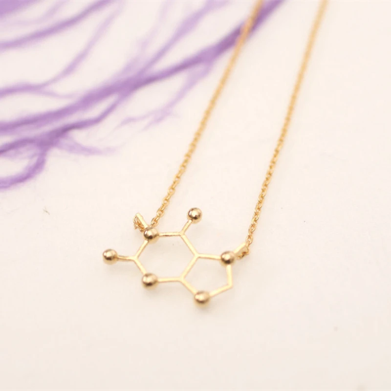 Модные ожерелья для женщин 2017 молекула quimica кофеина мой химический романтический