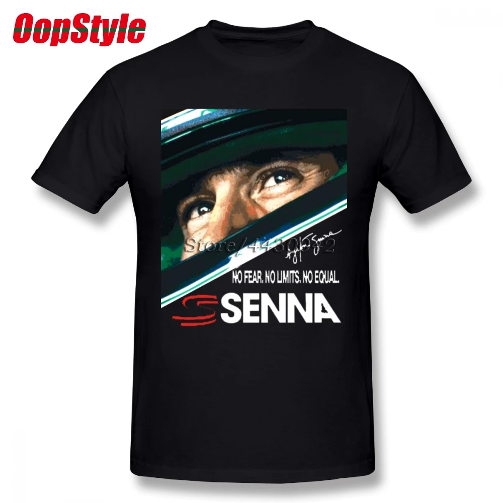 

Ayrton Senna T-shirt For Men Dropshipping Summer Short Sleeve Cotton Plus Size Custom Team Tee 4XL 5XL 6XL