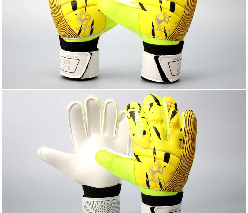 MAICCA латексный футбольный голкиперский glvoes мужские и wo мужские перчатки для пальцев для взрослых профессиональные тренировочные перчатки для вратаря в футболе