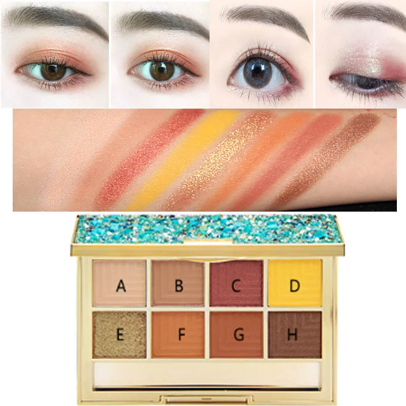 HOJO shimmer МАТОВЫЕ тени для век порошок блеск зыбучие пески макияж набор водостойкие стойкие винно-Красные Тени для век Палитра BN111 - Цвет: 01