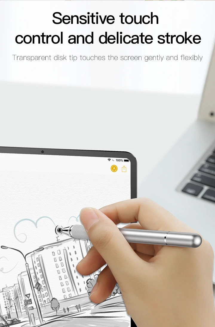 Универсальный стилус Baseus, многофункциональная сенсорная ручка для экрана, емкостная сенсорная ручка для iPad, iPhone, samsung, Xiaomi, huawei, ручка для планшета