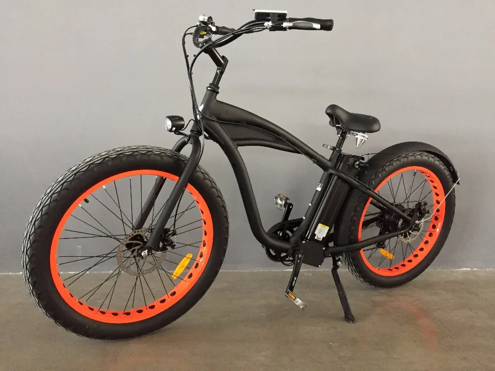 Cheap 7 Speed 48V 500Watt 16Ah Battery Ebike Fat Tire Electric bike