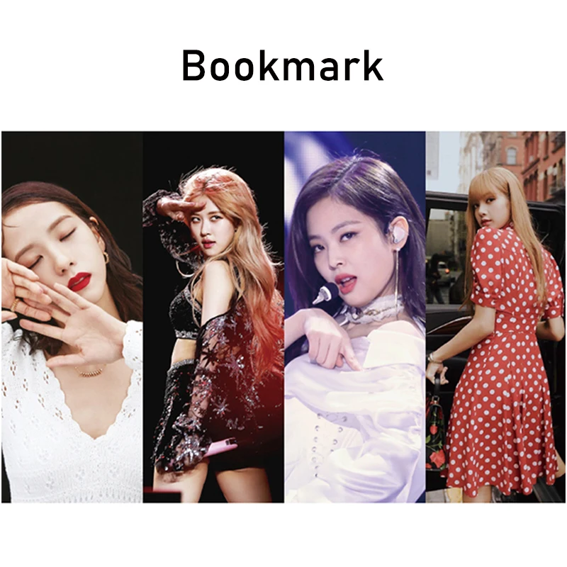 Модный KPOP BLACKPINK набор альбомов для фотографий, периферийные устройства, Подарочная сумка, черно-розовый фотоплакат, подарки для фанатов, Прямая