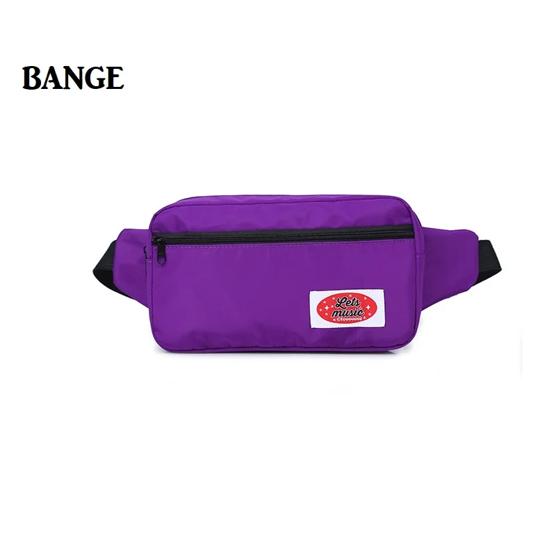purple belt bag