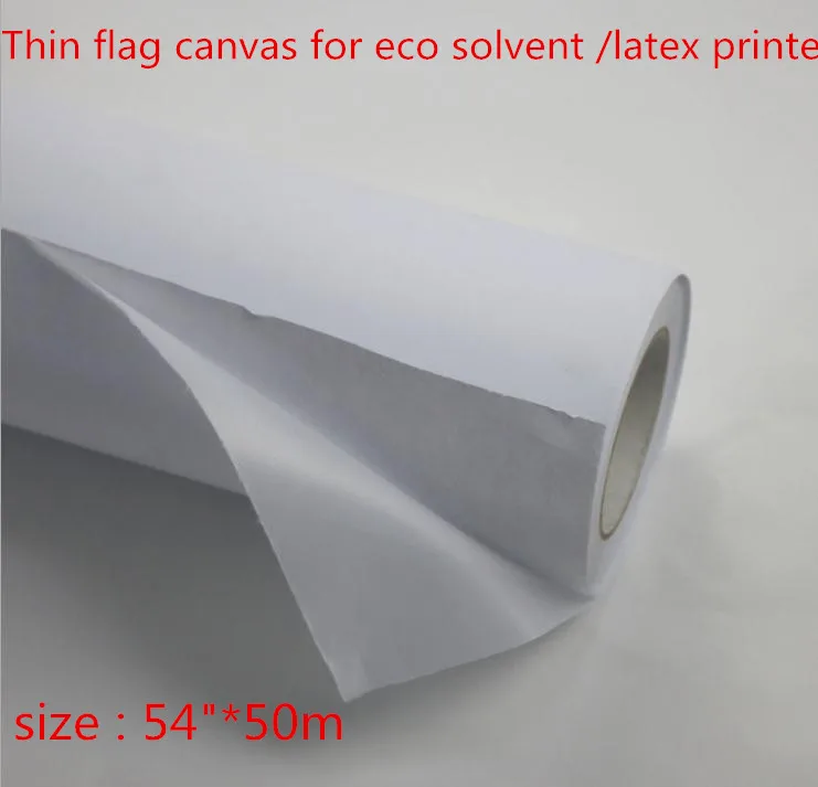 54"* 50m Solvent/ ECO Solvent printing Backlit Flag Material Outdoor