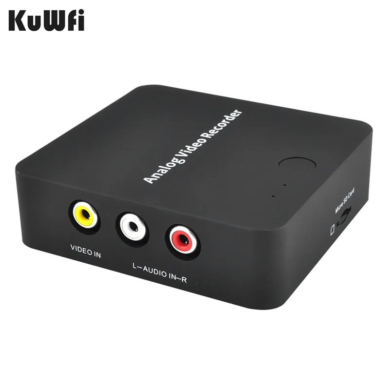 

Kuwfi Analog to Digital Format Video AV Capture Recorder Converter RCA CVBS HDMI Out to MicroSD TF Card Support VHS VCR Tape