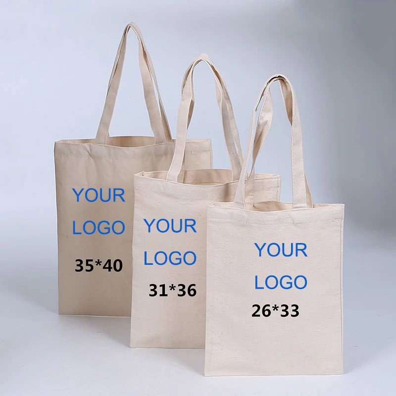 Women Custom Made Shopping Bags Women Canvas One Shoulder Bags Totes