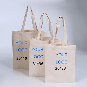 

Women Custom Made Shopping Bags Women Canvas One Shoulder Bags Totes Eco Shopping Bag Daily Use Foldable Canvas Bag