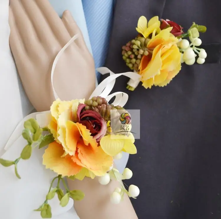 artificial corsages and boutonnieres for prom