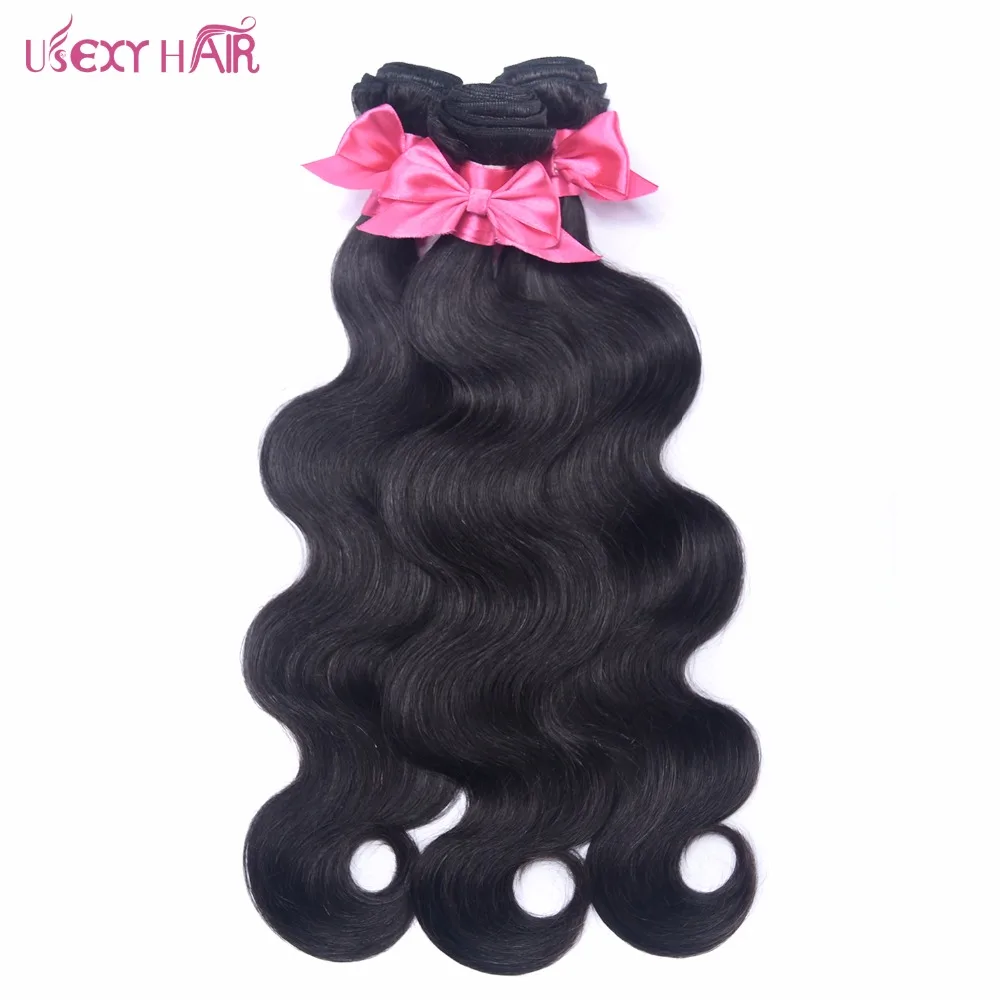 USEXY HAIR Body Wave Hair With Frontal Brazilian Hair Weave 3 Bundles With Lace Frontal Closure 13x4 Remy Human Hair Weft USEXY HAIR Body Wave Hair With Frontal Brazilian Hair Weave 3 Bundles With Lace Frontal Closure 13x4 Remy Human Hair Weft