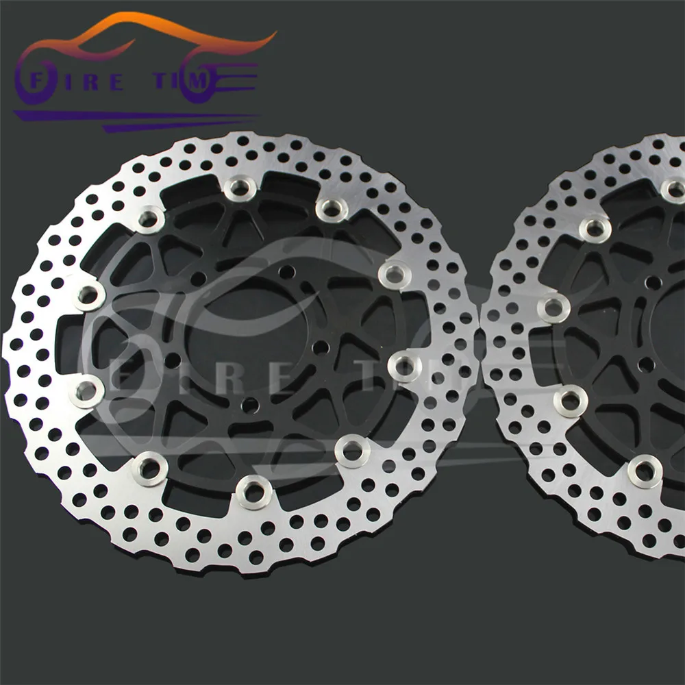 

new   motorcycle accessories  Front  Brake Discs Rotor For KAWASAKI ZX10R 1000CC model year 2008 2009 2010 2011 2012 2013 2014