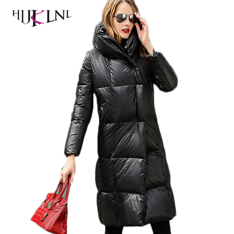 HIJKLNL Thick Female Hooded Down Parkas Female 90% White Duck Down Coats 2017 New Women Down Jackets Winter Overcoats PL106