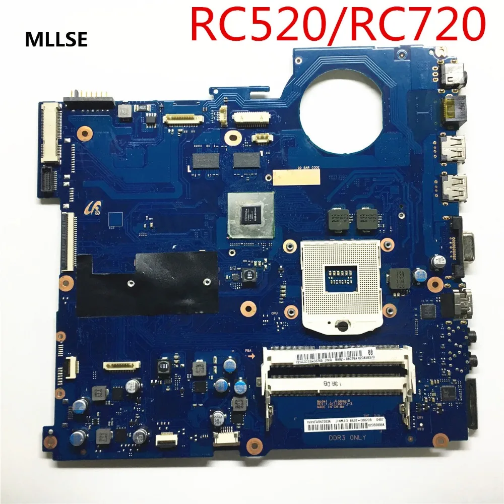 

MLLSE original For Samsung RC520 RC720 Laptop motherboard BA92-08079A BA92-08079B with Video card Good working