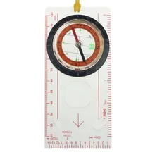 Открытый компас линейка для карты портативная походная линейка лупа для карты заполненный жидкостью компас#2o26