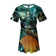 Final юбки фэнтези сексуальный костюм Горячая 2 платье с коротким рукавом Final Fantasy юбка Высокое качество Повседневная для женщин уличная