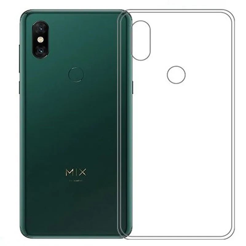 

Soft Transparent Silicone Case for Xiaomi Mi Mix 3 TPU Handytasche Smartphone Protective Cover Slim Flexible Durable