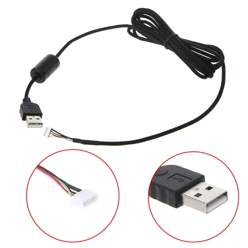 1 комплект USB мышь кабель Линия Замена провода для Logitech G5 G500 специальная линии