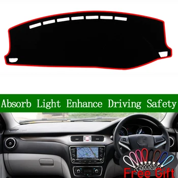 

For JAC heyue 2010 2011 2012 2013 2014 Right Hand Drive Dashboard Cover Car Stickers Dash Mat Carpet Interior Accessories