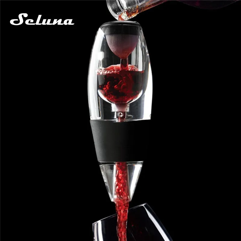 

Acrylic Wine Aerator Quick Aerating Red Wine Whiskey Magic Decanter Bottle Pourer Diffuser Filter Hopper Set Spout Mini Bar tool