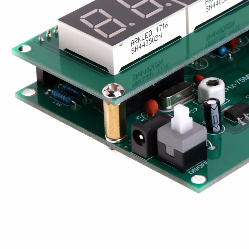 1Hz 75MHz счетчик частоты 7 V 9 50mA модуль измеритель измерители инструменты|Измерители