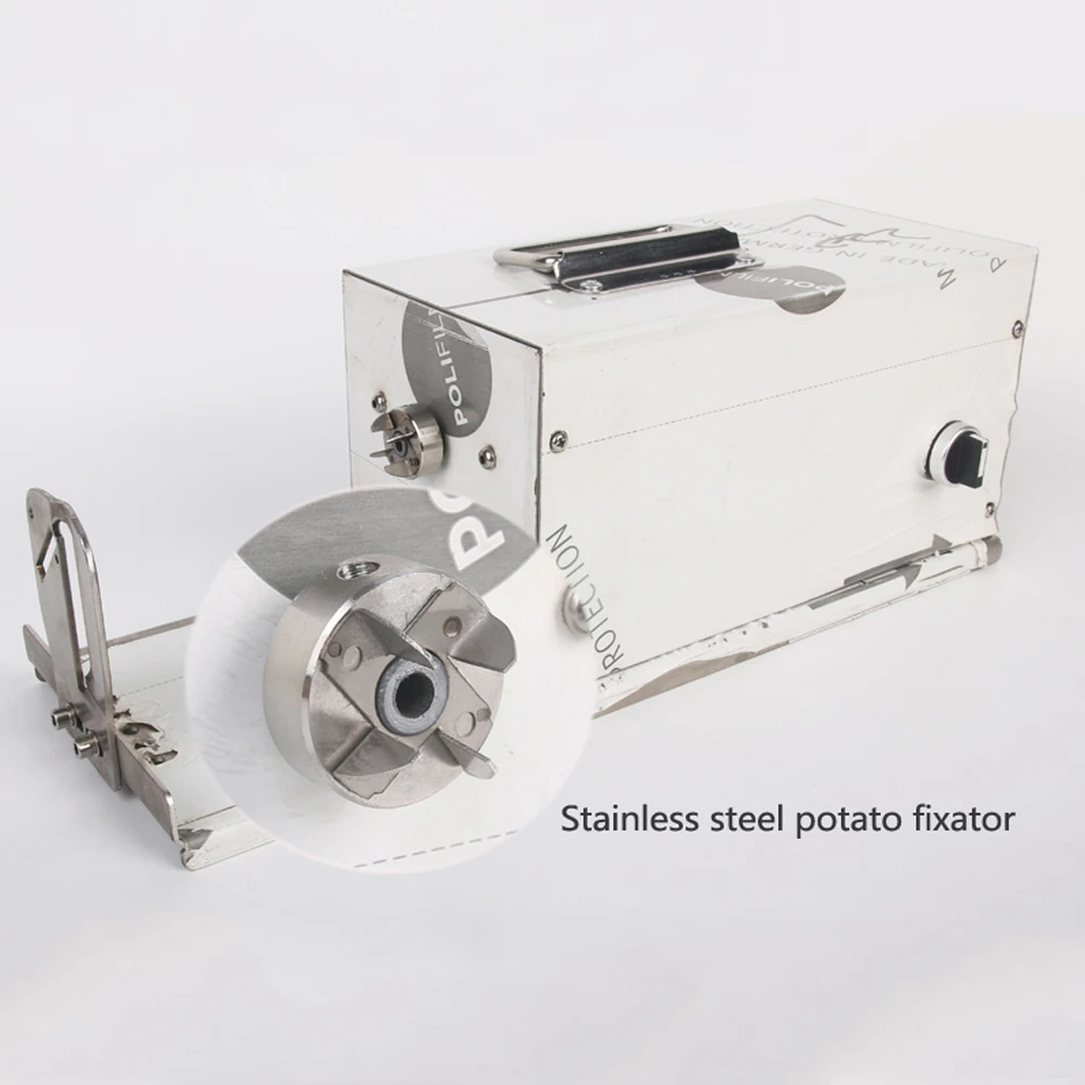 Electric Vegetable Cutter Potato Peeler Potato Slicer With Counter French Fry Vegetable Cutter Twisted Potato Tornado Slicer