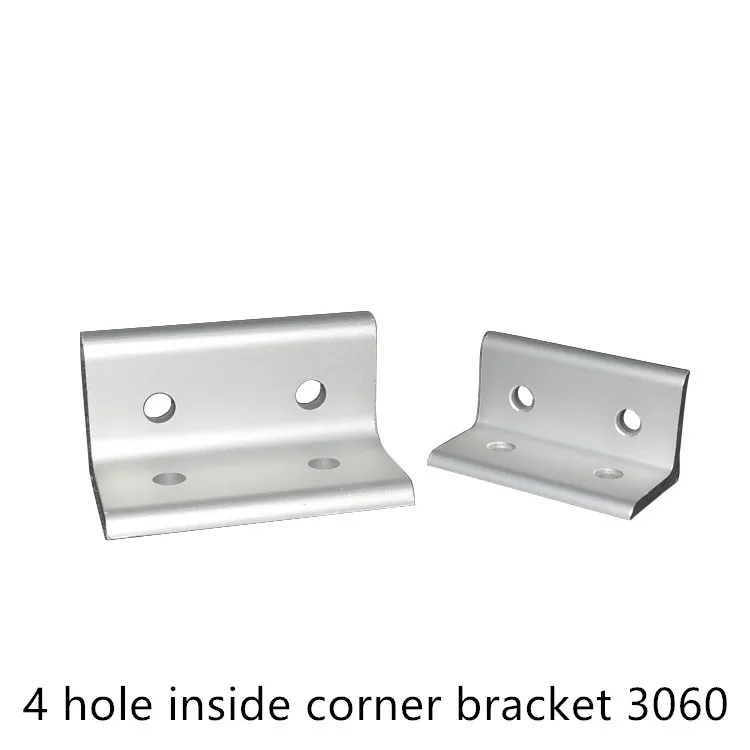 

4 hole inside corner bracket 3060 L type angle aluminum profile