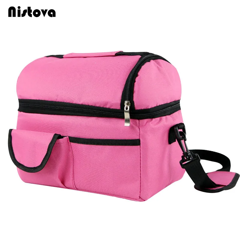Lunch Box Double Layer Cooler Thermal Leisure Picnic Breast Milk Food
