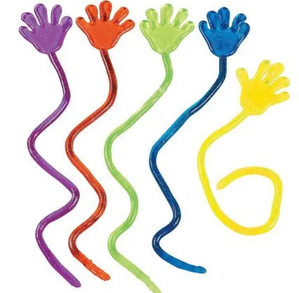 

20pcs STICKY HANDS Birthday Party kids Favors souvenirs Toys Prizes Pinata loot lolly goodie treat bag Filler gifts