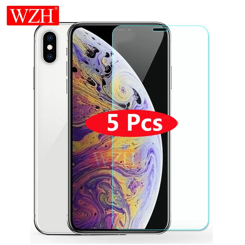 Защитное стекло для iPhone 8 Plus 7 X XS MAX 6 6s 5 5S шт./лот | Мобильные телефоны и аксессуары
