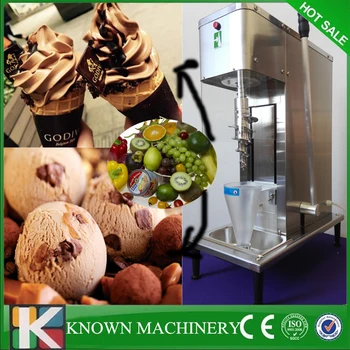 

China exclusive producer chocolate soft nut ice cream fruit blender mixer making machine free shipping