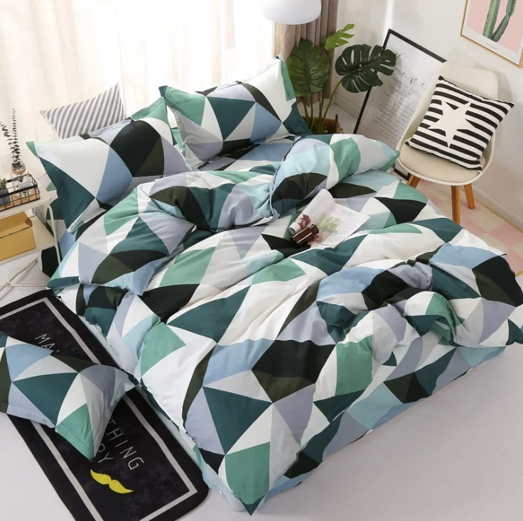 

mylb Cartoon panda cute bedding sets comfortable duvet cover pillow cases soft quilt cover twin full queen king size bedclothes