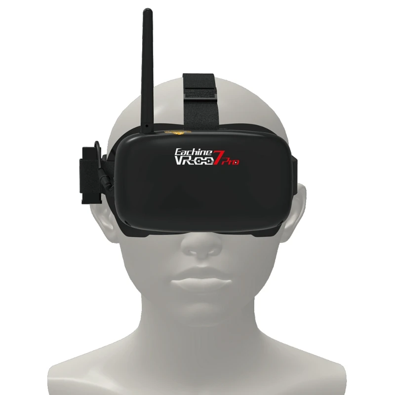 Оригинальная Eachine VR-007 Pro VR007 5,8G 40CH FPV очки 4,3 дюймов видео гарнитура с аккумулятором 3,7 V 1600mAh VS Fatshark V4 Aomway
