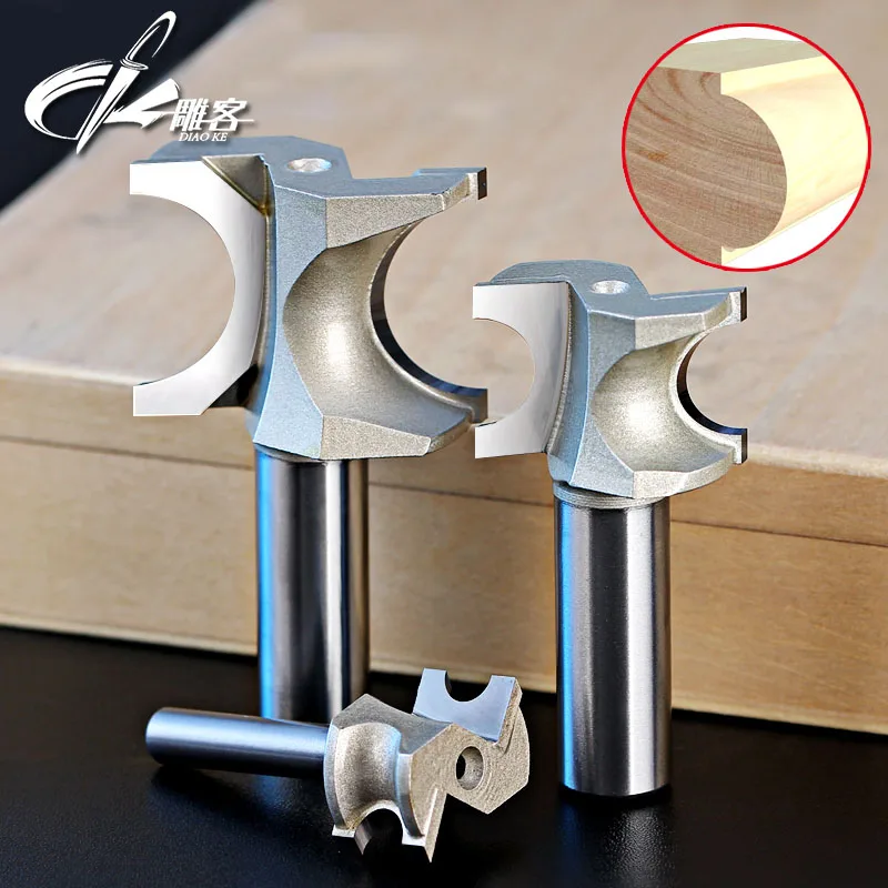 1PCS Half Round Side Cutter Bit Router Bit 12.7mm/6.35mm SHK