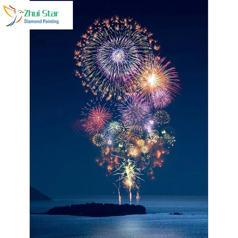 Aliexpress.com : Buy Zhui star 5d diy Diamond embroidery Fireworks