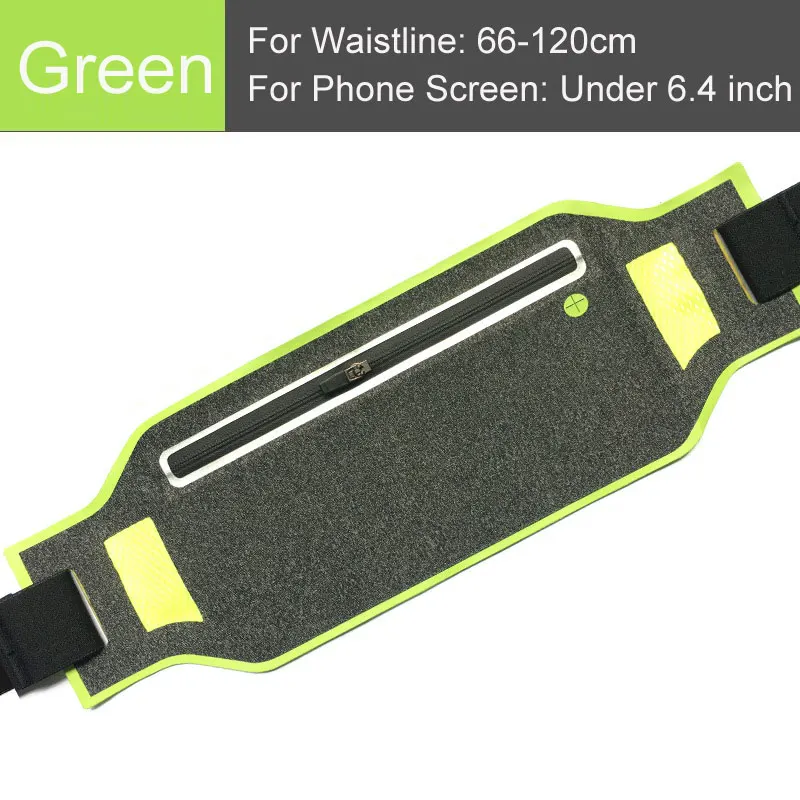 Универсальный 6 дюймов Водонепроницаемый Спортивная пояс для бега пакет чехол для телефона Сумка водонепроницаемая повязка на руку для iPhone X, 8, 7, 5, 6, 6s 7 8 Plus - Цвет: Green