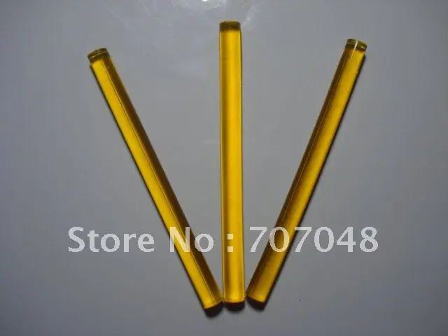 Golden yellow COLOR 12 x keratin glue sticks for hair extensions