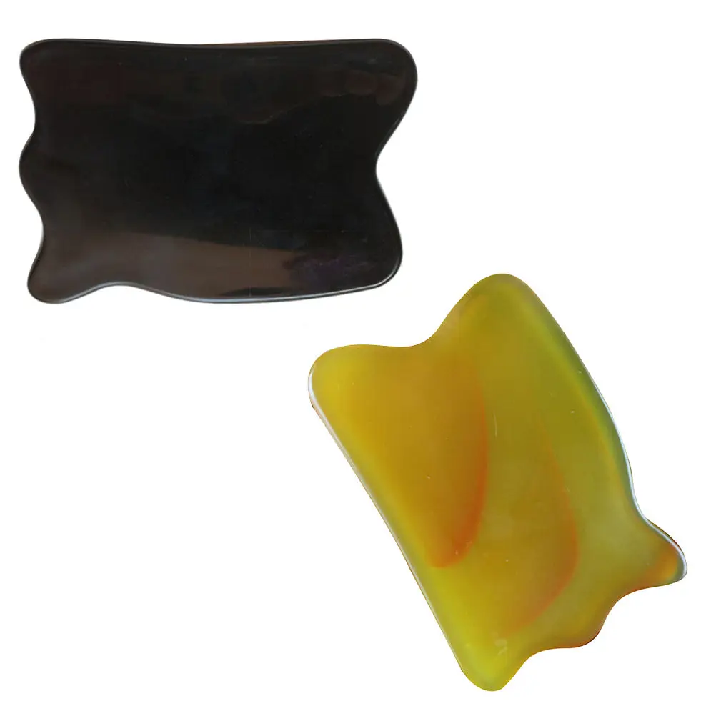 Natural Stone guasha Board Body Massage Tool  Face Treatment Natural Jade Stone Scraping Care Healthy Tool