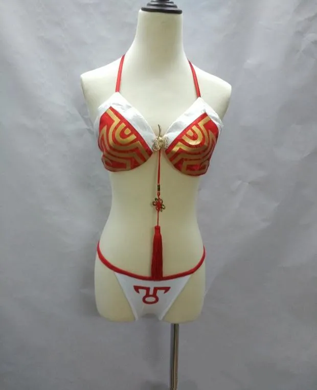 Девять Лис AHRI Косплэй сексуальный костюм Индивидуальный заказ Нижнее Бельё для девочек