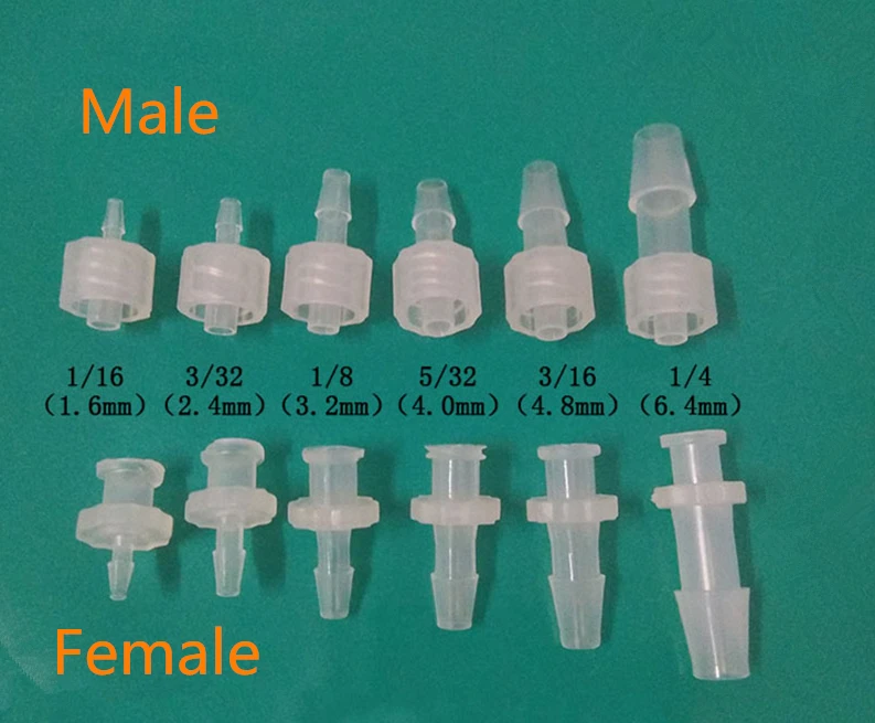 2 шт. 1/4 &quot1/16&quot 1/8 &quot3/32&quot 5/32 &quot3/16&quot &quot&quot шлангов прямой в штуцер твист